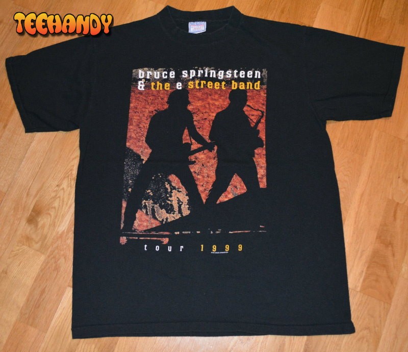 1990’s BRUCE SPRINGSTEEN w E-StREET BaND vintage concert 1999 Tour T Shirt