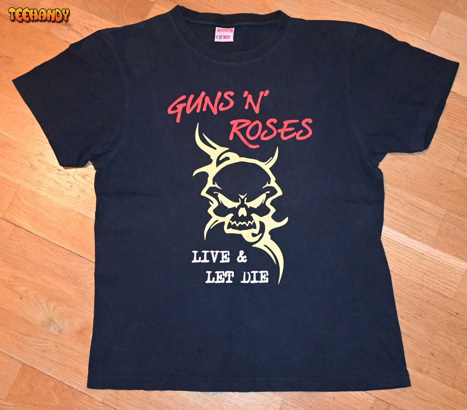 1990’s GUNS N’ ROSES vintage Rare James Bond 80’s 90’s concert tour T Shirt