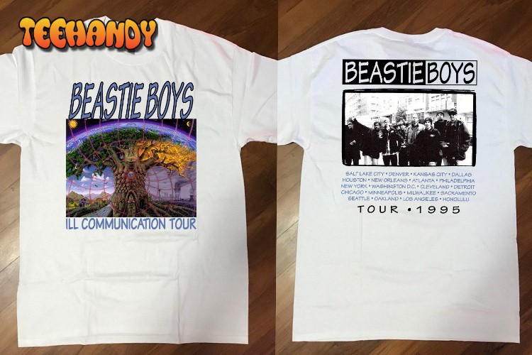 1995 Beastie Boys ILL COMMUNICATION TOUR T-Shirt, Beastie Boys Band Shirt