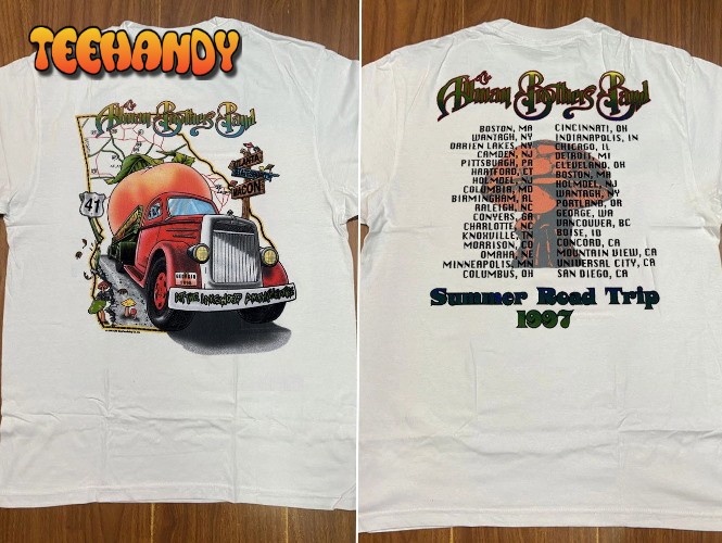 1997 The Allman Brothers Band Summer Road Trip Tour T-Shirt