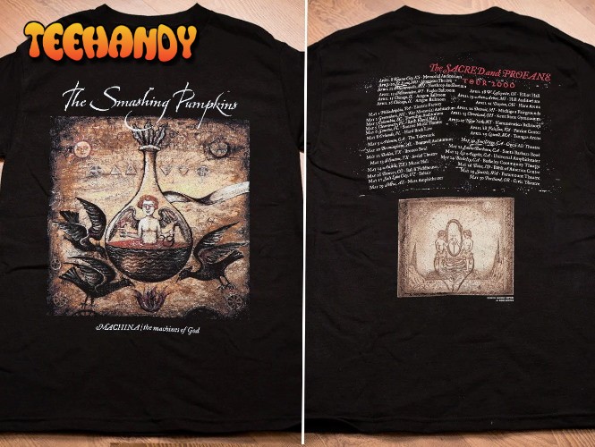 2000 Smashing Pumpkins Machina Tour The Sacred and Profane Tour T-Shirt