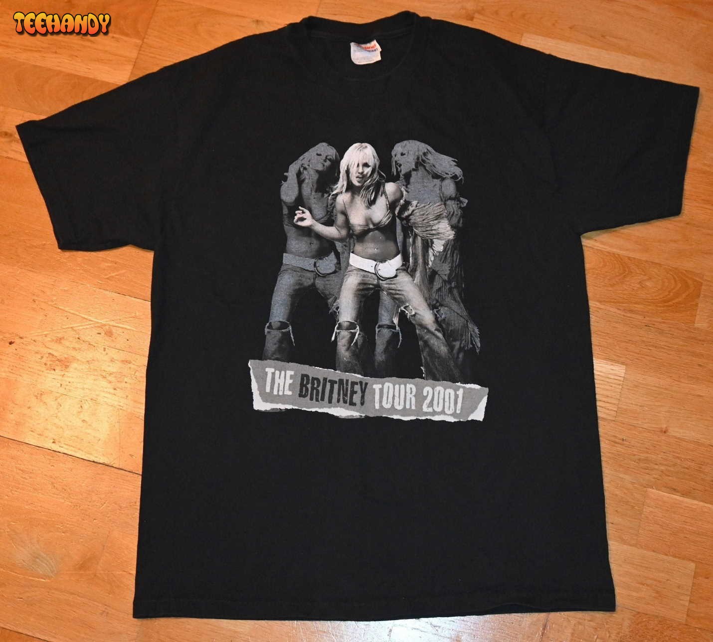 2001 BRITNEY SPEARS vintage rare original concert tour T Shirt
