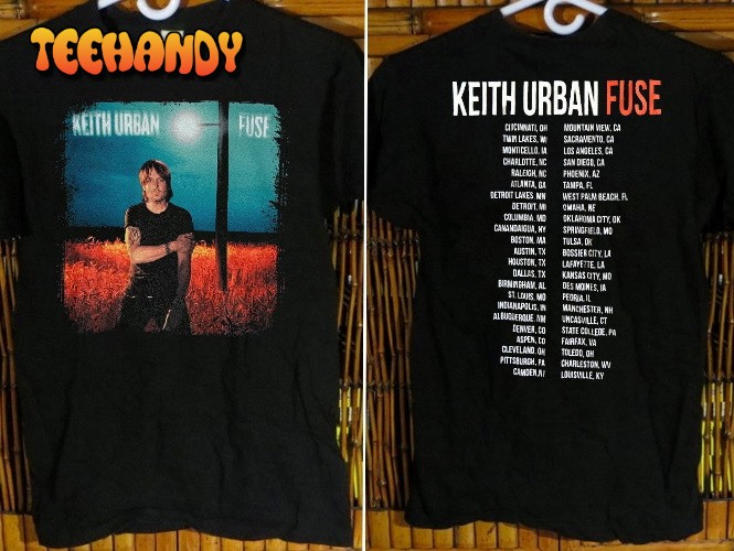2013 Keith Urban Fuse Tour T-Shirt, Keith Urban Fuse Shirt, Keith Urban T-Shirt