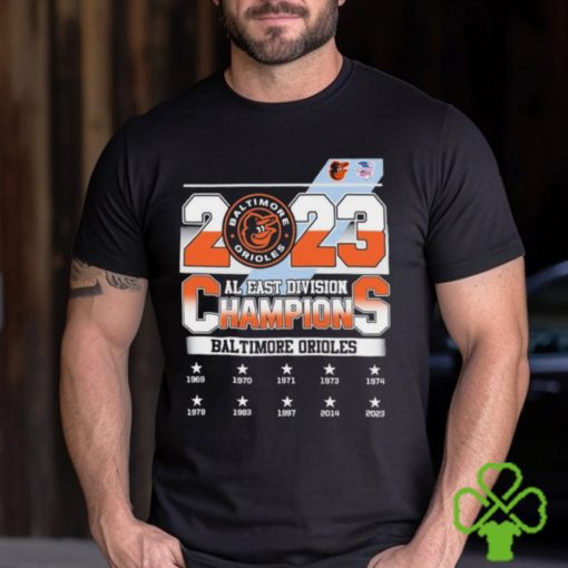 2023 AL East Division Champions Baltimore Orioles AL East T  Shirt