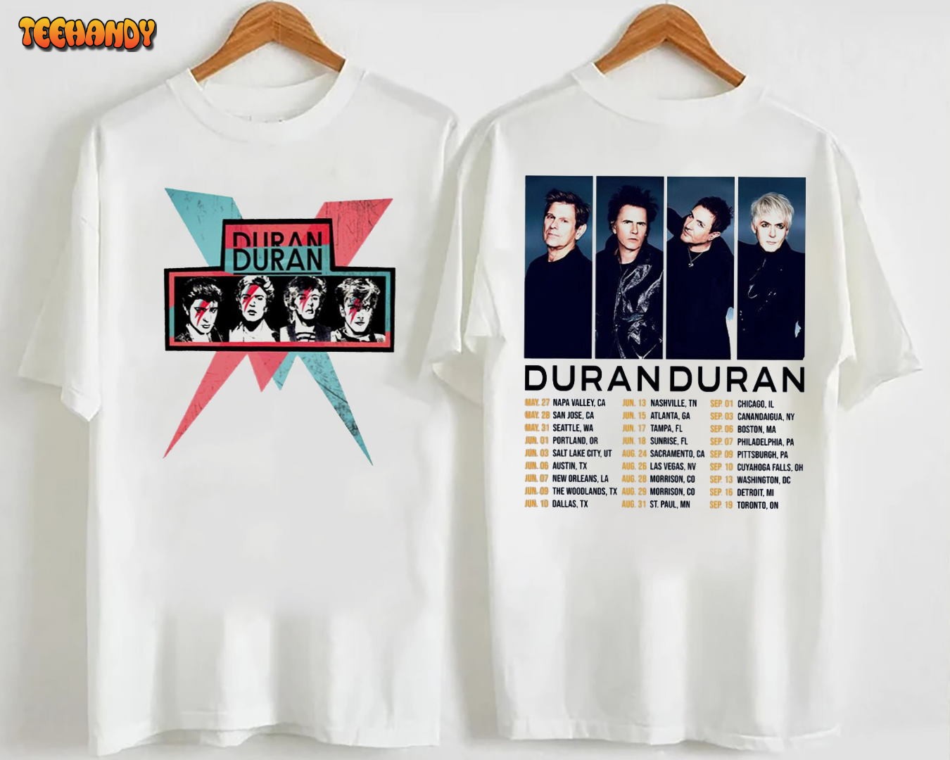 2023 Duran Duran Tour Dates Shirt, Future Past Tour 2023 Duran Duran Fan Shirt