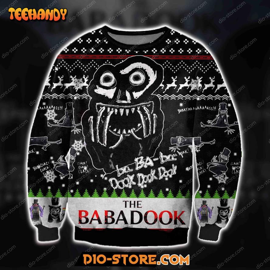 3D All Over Print The Babadook Horror Film Ugly Christmas Sweater