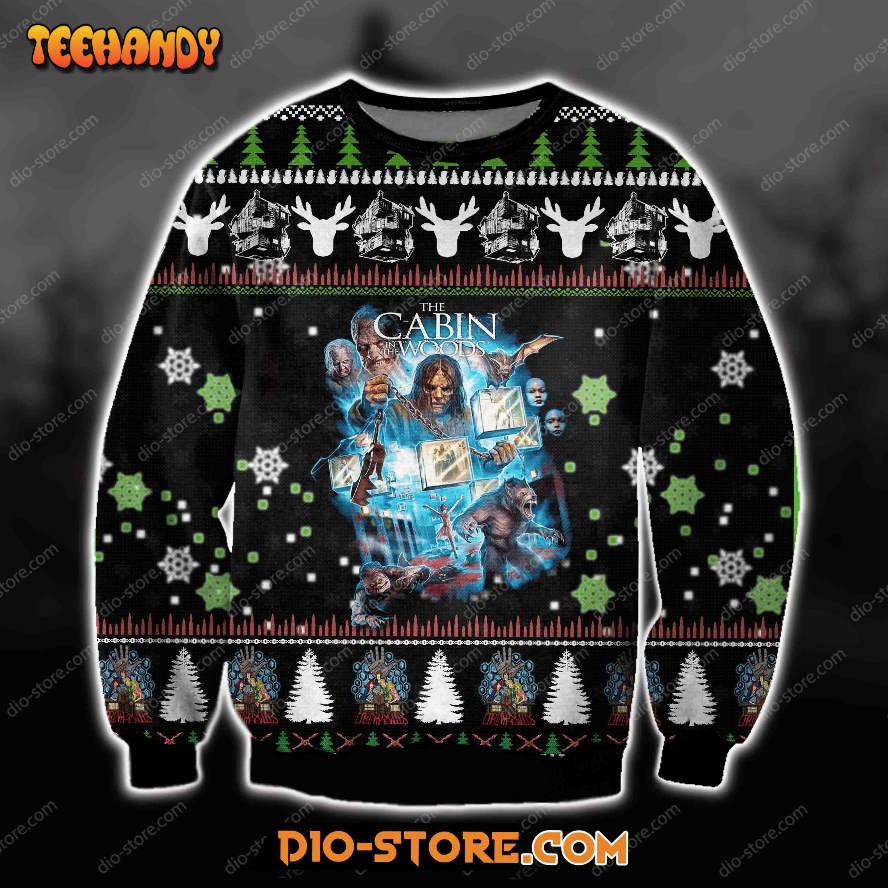3D All Over Print The Cabin In The Wood Film Ugly Christmas Sweater
