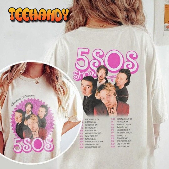 5 Seconds Of Summer T-Shirt, The Show 2023 Tour Sweatshirt
