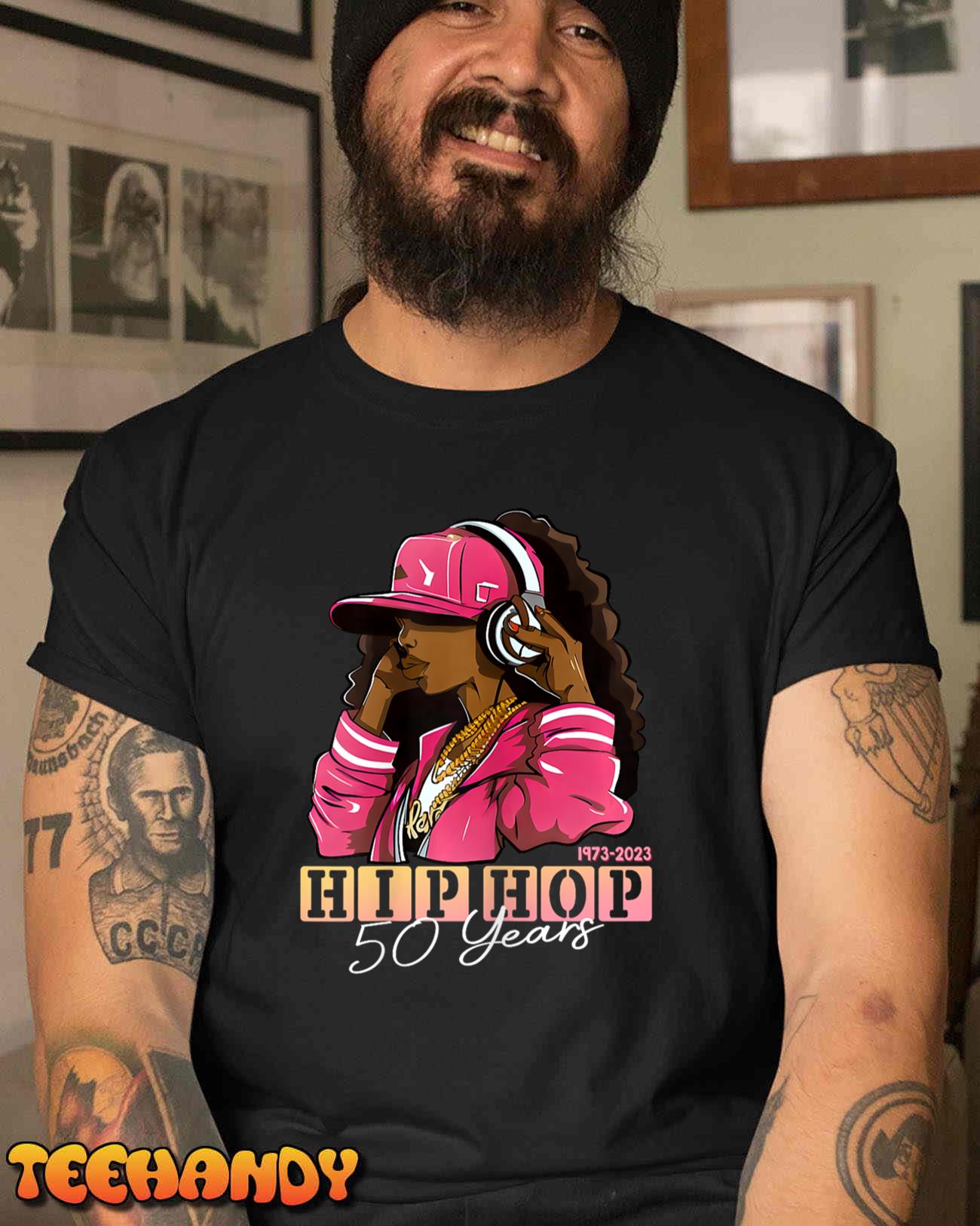 50 Years of Hip Hop 50th Anniversary Hip Hop Shirt for Women T-Shirt