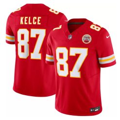 Kansas City Chiefs Travis Kelce #87 Vapor Limited Red Jersey