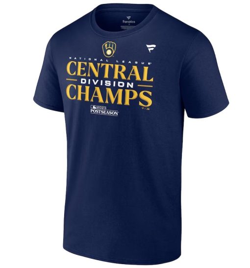 Milwaukee Brewers 2023 NL Central Division Champions T-Shirt