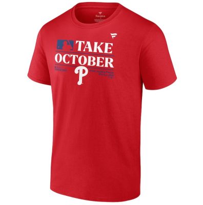 Philadelphia Phillies Red Take October Postseason 2023 T-Shirt