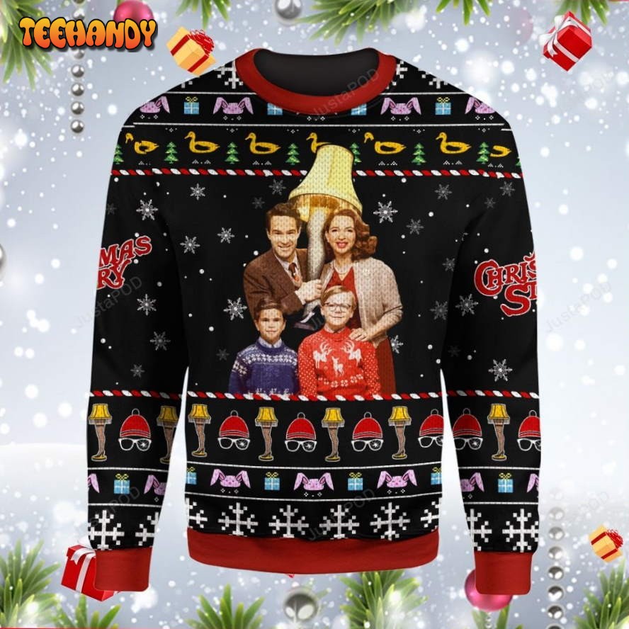 A Christmas Story Ugly Christmas Sweater, All Over Print Sweatshirt