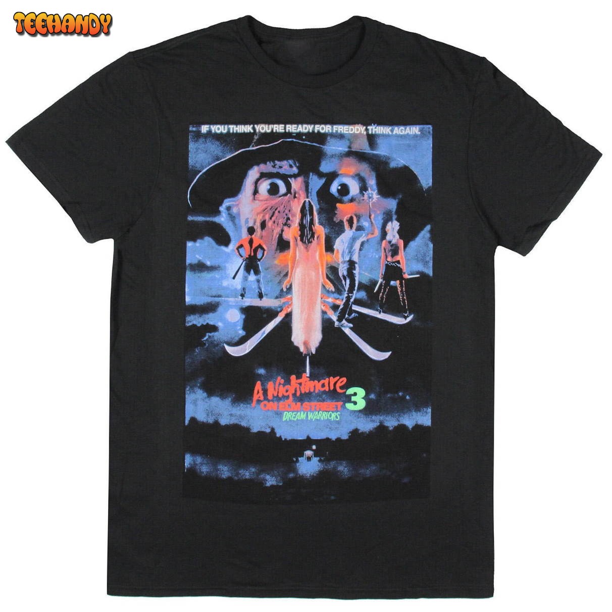 A Nightmare on Elm Street 3 Dream Warriors Freddy Krueger T-Shirt