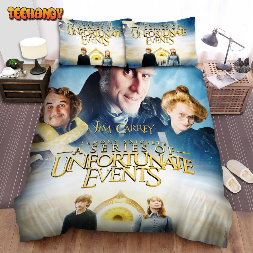 A Series Of Unfortunate Events Movie Count Olaf Poster Comforter Bedding Sets