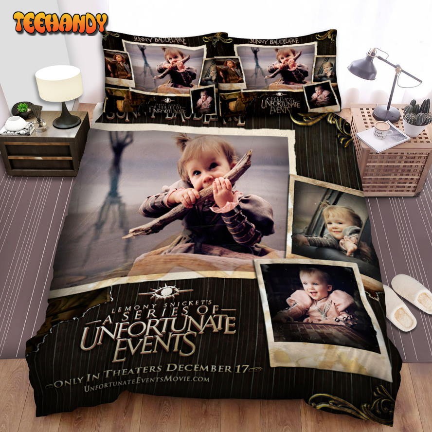 A Series Of Unfortunate Events Movie Cute Baby Poster Comforter Bedding Sets