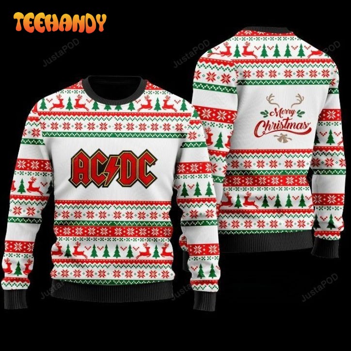 ACDC 48th anniversary 1973-2021 Christmas For Unisex Ugly Sweater