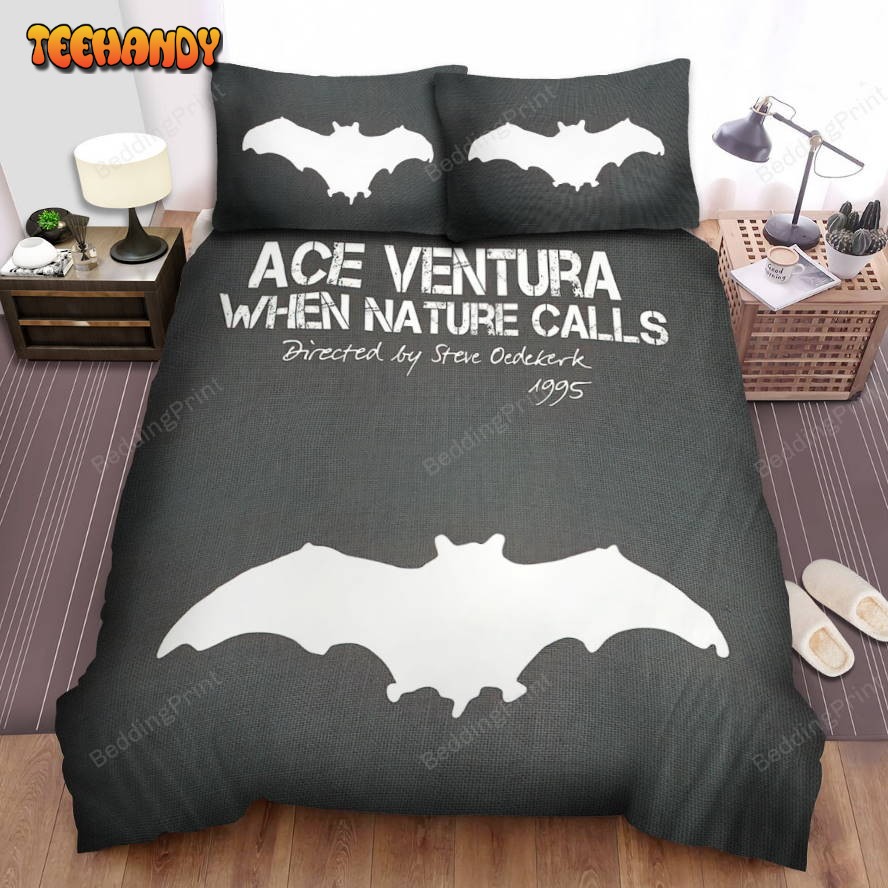 Ace Ventura When Nature Calls (1995) Movie White Bat Bedding Sets