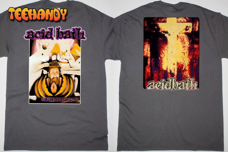 ACID BATH – Paegan Terrorism Tactics Tour 1996 T-Shirt, Acid Bath Tour ’96 T-Shirt