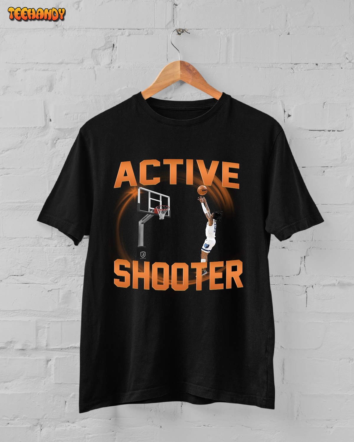 Active Shooter Funny Basketball T-Shirt, Meme T-Shirt