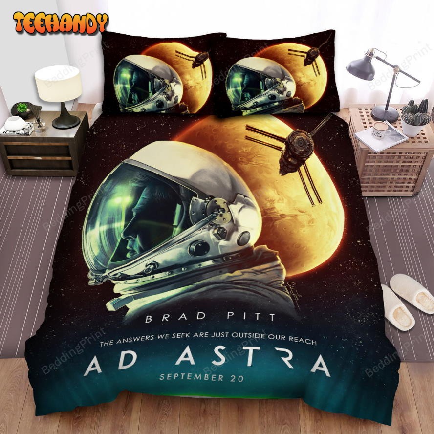 Ad Astra Movie Poster 1 Bed Sheets Duvet Cover Bedding Sets