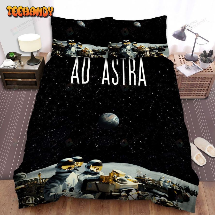 Ad Astra Movie Poster 10 Bed Sheets Duvet Cover Bedding Sets