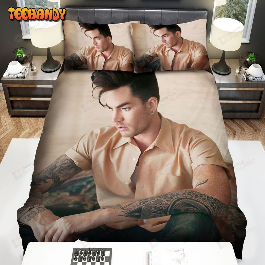 Adam Lambert Another Lonely Night Album Cover Comforter Bedding Sets