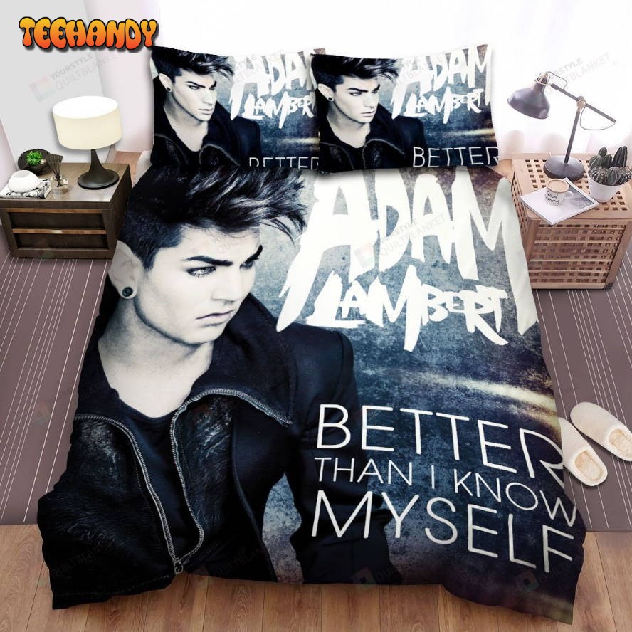 Adam Lambert Better Than I Know Myself Album Cover Comforter Bedding Sets