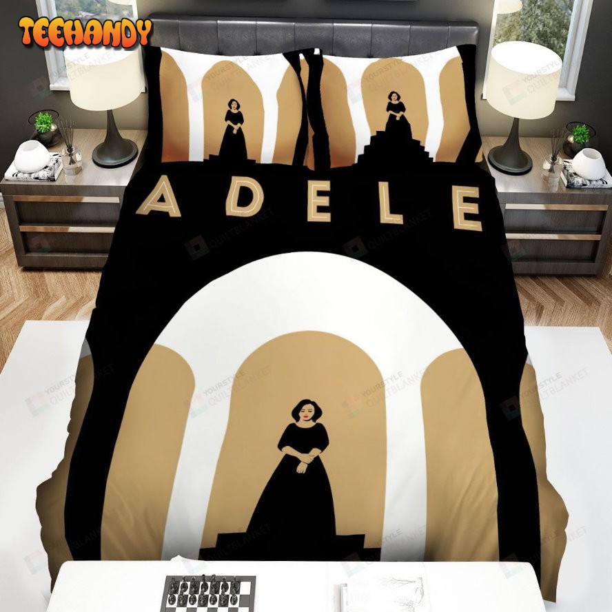 Adele Verona Concert Poster Spread Comforter Duvet Cover Bedding Sets