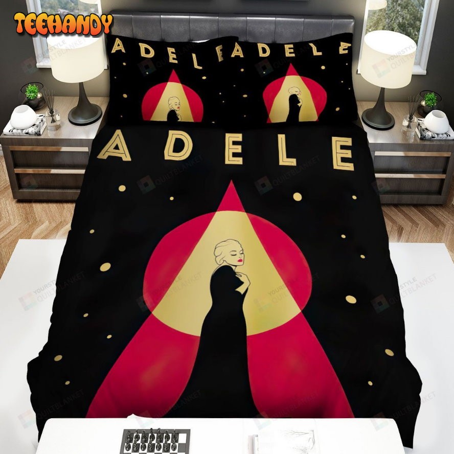 Adele Ziggo Dome Concert Poster Spread Comforter Duvet Cover Bedding Sets