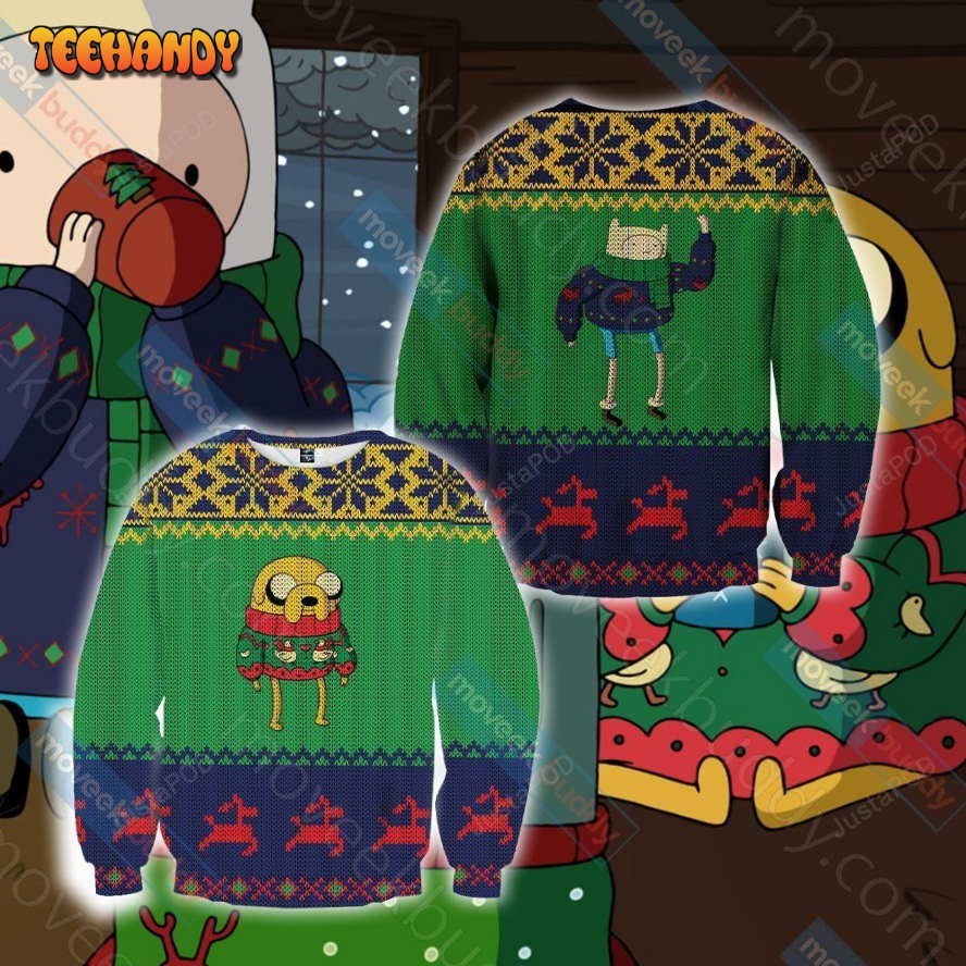 Adventure Time Unisex Ugly Sweater, Ugly Sweater, Christmas Sweaters