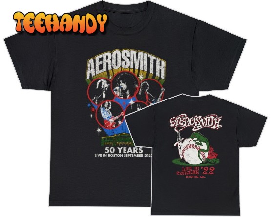 Aerosmith 09082022 50th Anniversary Fenway Park Boston MA Event Shirt
