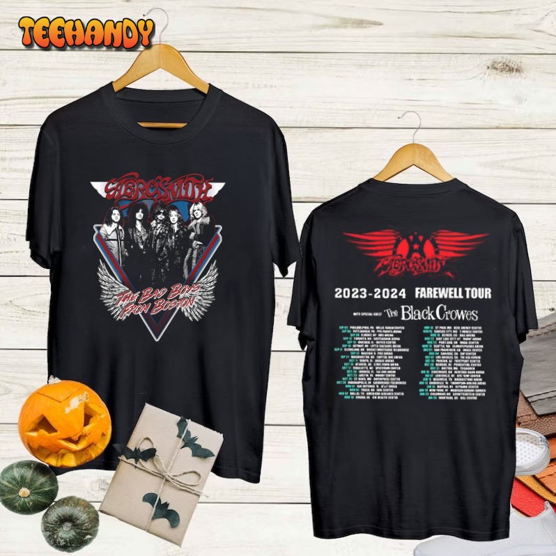 Aerosmith 20232024 Tour TShirt, Peace Out Farewell Tour Shirt