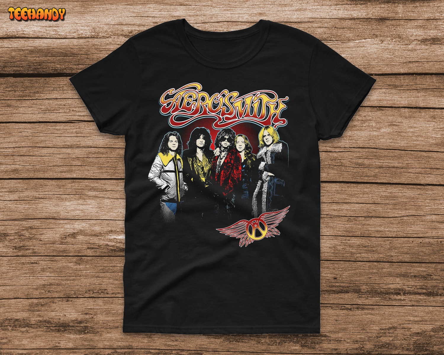 Aerosmith Aero Force One Music Band T-Shirt, Hard Rock Lovers Clothing Shirt