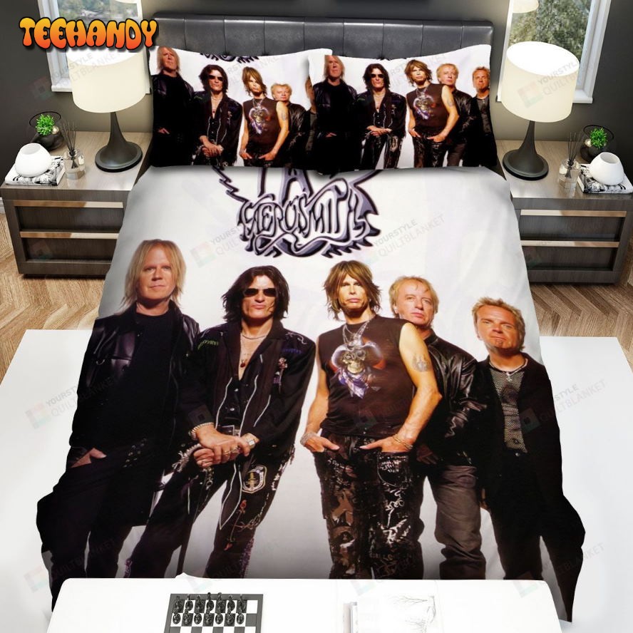 Aerosmith Band Members Spread Comforter Duvet Cover Bedding Sets