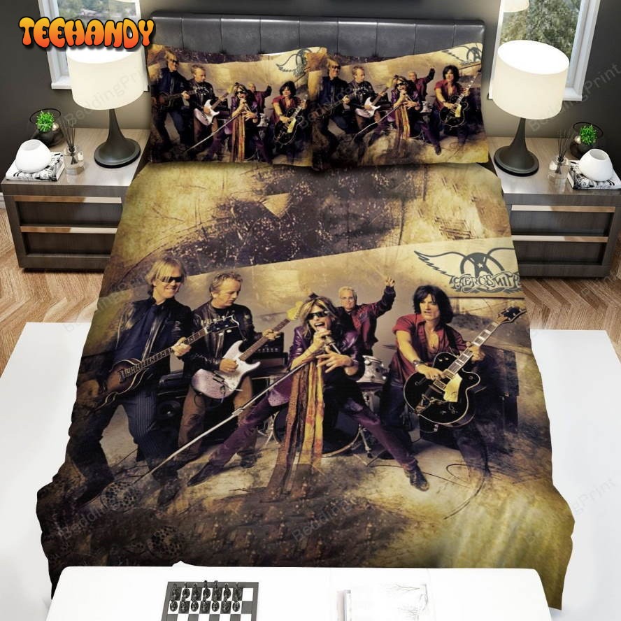 Aerosmith Performing Bed Sheets Duvet Cover Bedding Sets