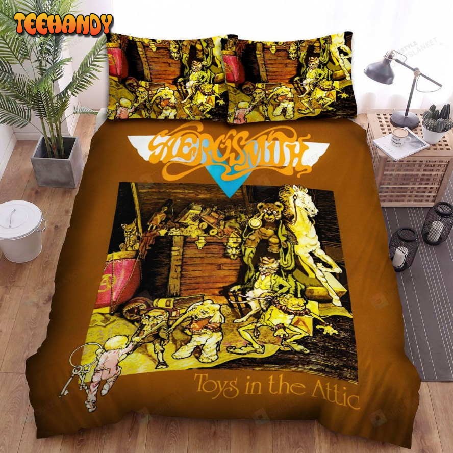 Aerosmith Toys In The Attic Album Cover Spread Comforter Bedding Sets