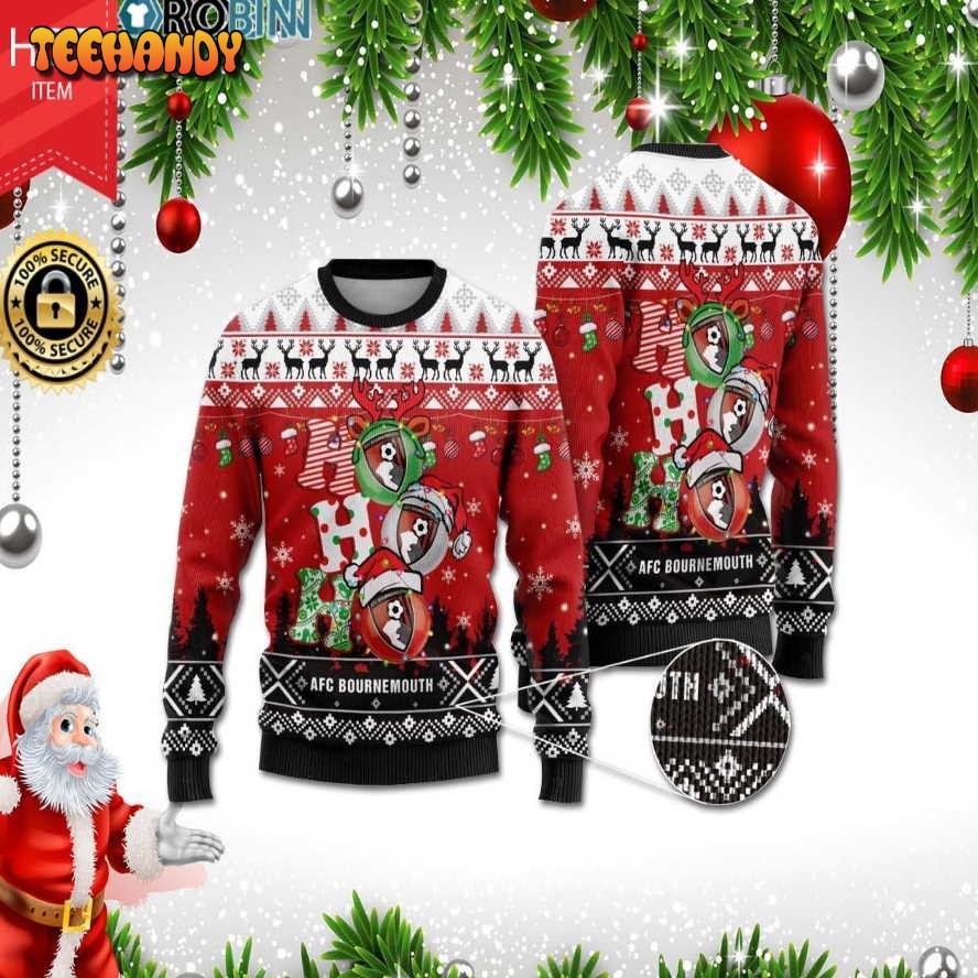 AFC Bournemouth Ugly Christmas Sweater, All Over Print Sweatshirt