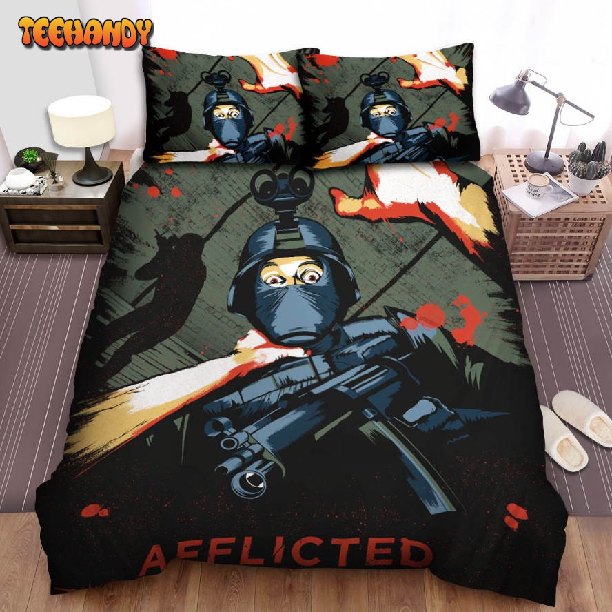 Afflicted (2013) Art Movie Poster 2 Spread Comforter Duvet Cover Bedding Sets