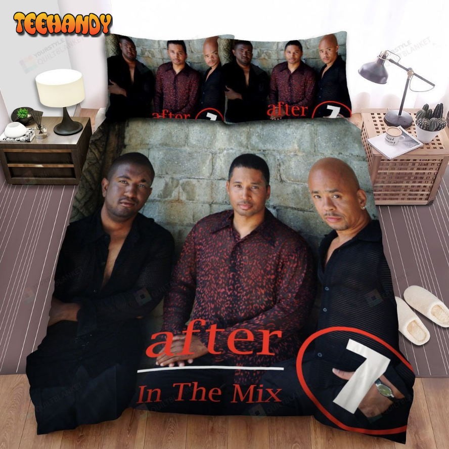 After 7 Music In The Mix Album Spread Comforter Duvet Cover Bedding Sets