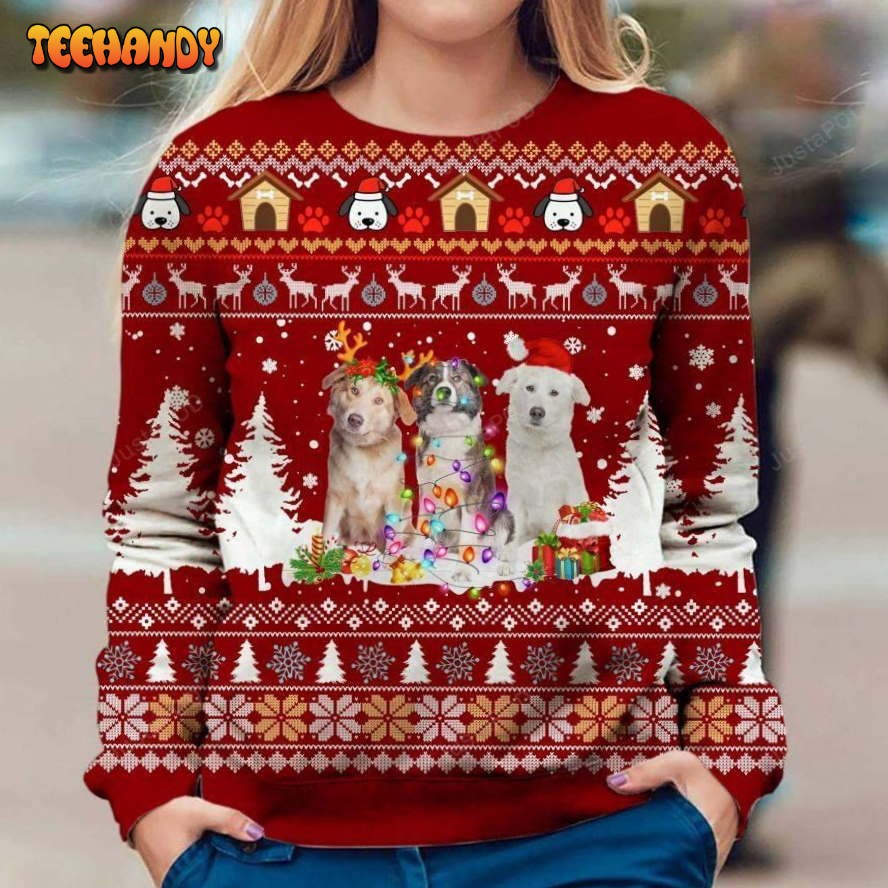 Aidi Ugly Premium Ugly Sweater, Ugly Sweater, Christmas Sweaters