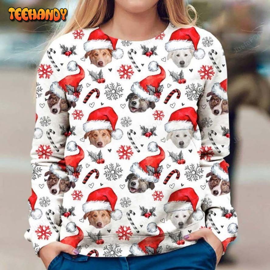 Aidi Xmas Decor Ugly Sweater, Ugly Sweater, Christmas Sweaters