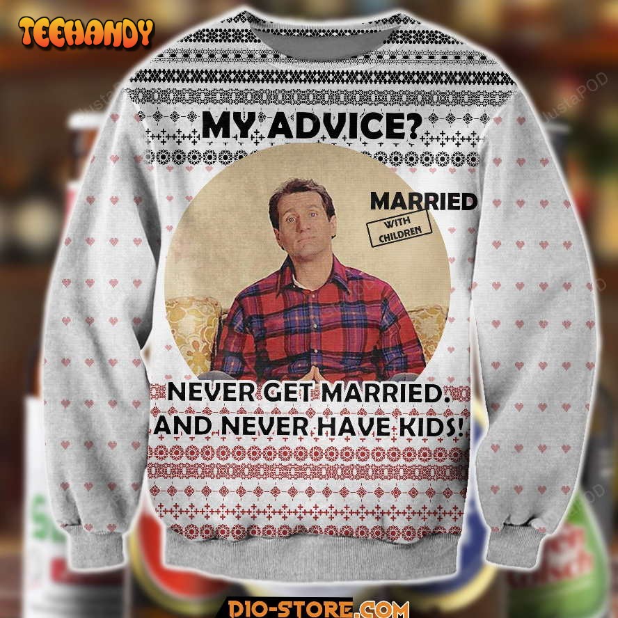 Al Bundy Married With Children 3d Print Ugly Sweater, Ugly Sweater