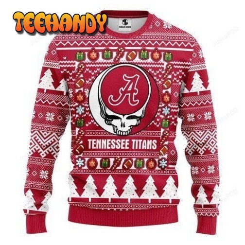 Alabama Crimson Tide Grateful Dead For Unisex Ugly Christmas Sweater