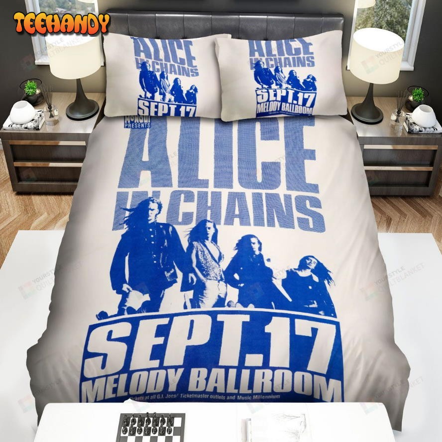 Alice In Chains Melody Ballroom Poster Spread Comforter Bedding Sets