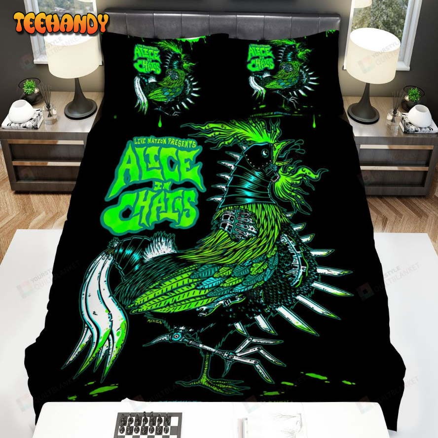 Alice In Chains Susquehanna Bank Center Poster Comforter Bedding Sets