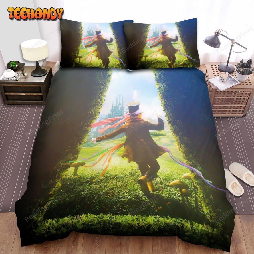 Alice In Wonderland (I) (2010) Field Movie Poster Duvet Cover Bedding Sets