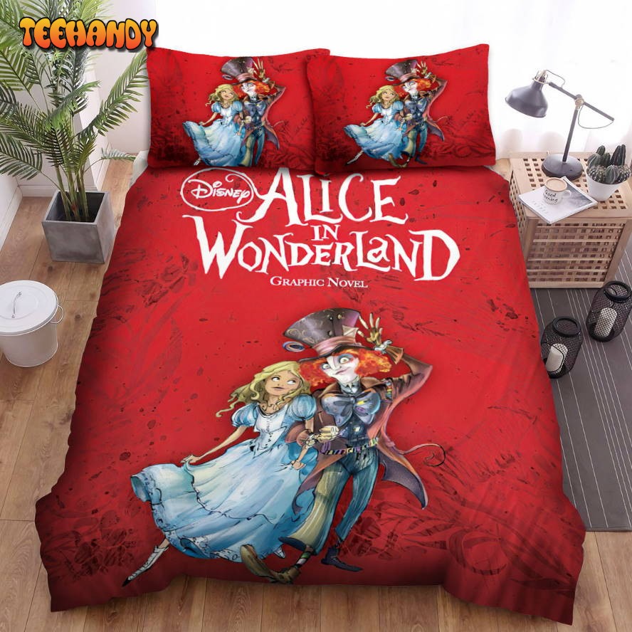 Alice In Wonderland (I) (2010) Graphic Novel Movie Poster Bedding Sets