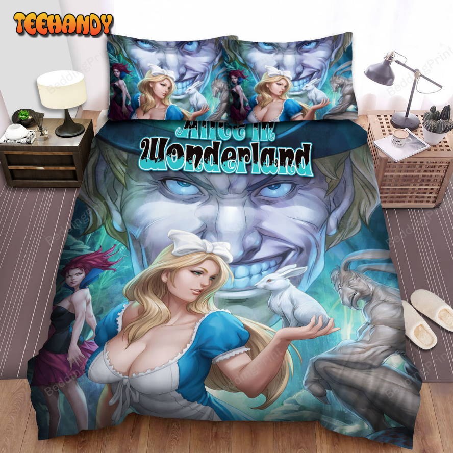 Alice In Wonderland (I) (2010) Grimm Fairy Tales Movie Poster Bedding Sets