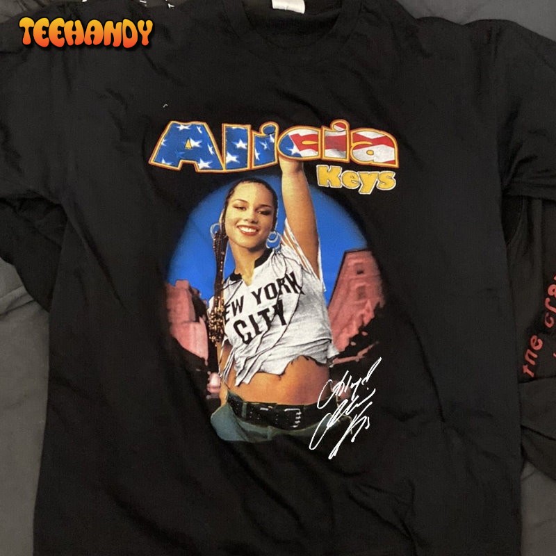 Alicia Keys 2023 Tour T-Shirt, Alicia Keys Music Shirt World Tour 2023 T-Shirt